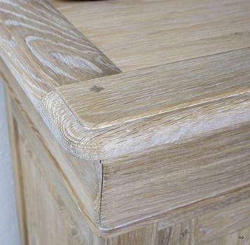 Mueble recibidor Andres fabricado en madera de Roble macizo estilo Louis Philippe