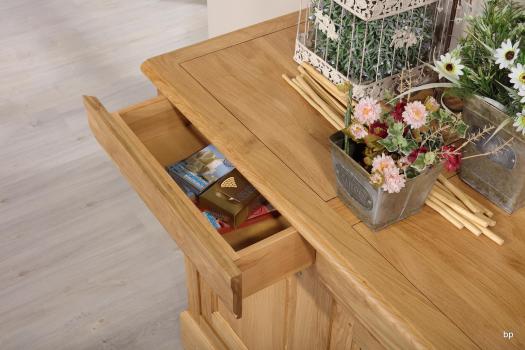  Aparador 4 puertas Jean-Baptiste fabricado en madera de roble macizo al estilo Louis Philippe