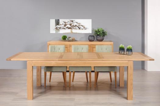 Mesa de comedor rectangular 200X100 de Roble Línea Contemporánea 