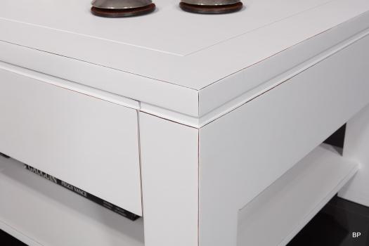 Mesa de centro rectangular Magalí fabricada en madera de Cerezo macizo estilo Contemporáneo