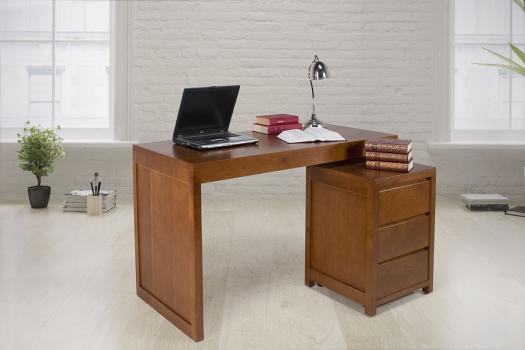 Escritorio fabricado en madera de cerezo en estilo Contemporáneo 
