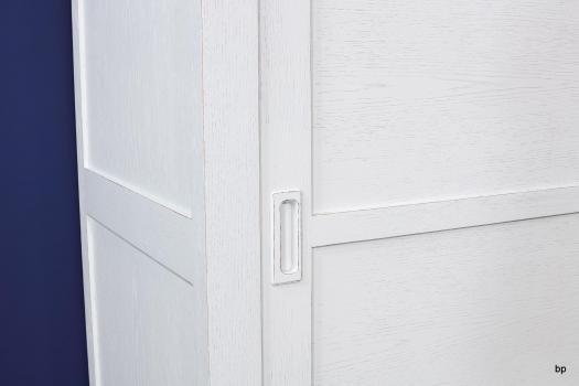 Armario de 2 puertas corredizas Julien fabricado en madera de Roble de estilo Contemporáneo en acabado Roble Marfil Cepillado.