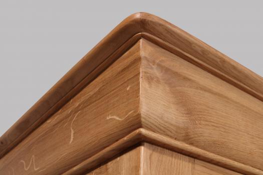Loïc Solid Oak Louis Philippe style 3 drawer Wardrobe