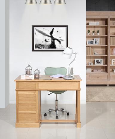 Luc Solid Oak Louis Philippe style Desk
