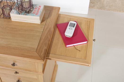 Luc Solid Oak Louis Philippe style Desk