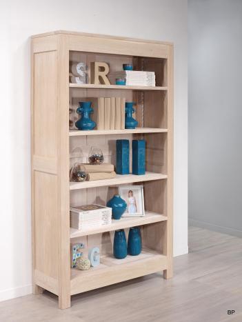 Solid Oak Contemporary style Bookcase from the Nature Collection