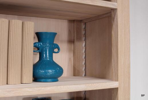 Solid Oak Contemporary style Bookcase from the Nature Collection