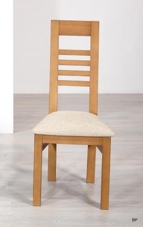 Silla Pedro fabricada en madera de Fresno maciza estilo contemporáneo 