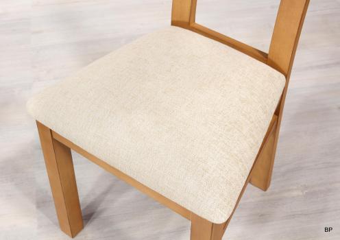 Silla Pedro fabricada en madera de Fresno maciza estilo contemporáneo 