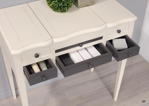 Tocador fabricado en madera de Cerezo macizo estilo Louis Philippe