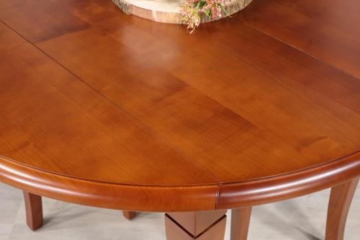 Solid Cherrywood Louis Philippe style Round extending Table