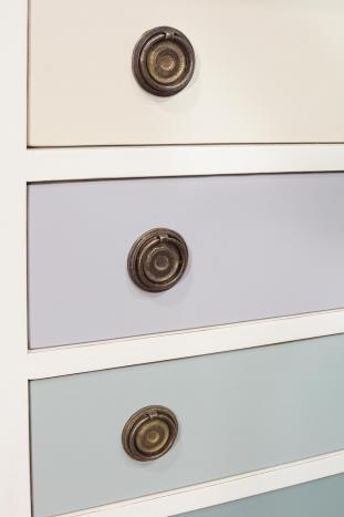 Judith Solid Cherrywood Directoire style Chest of Drawers or Commode
