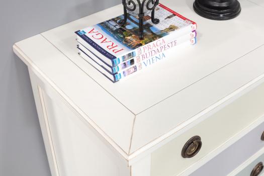 Judith Solid Cherrywood Directoire style Chest of Drawers or Commode