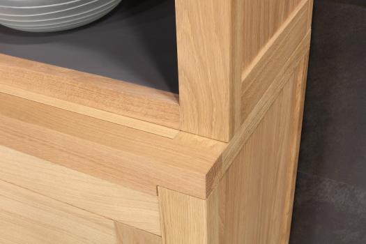 Estantería librería Julio de 2 cuerpos fabricada en madera de Roble de estilo contemporáneo 