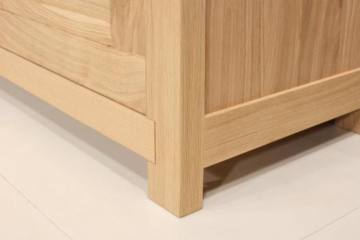 Estantería librería Julio de 2 cuerpos fabricada en madera de Roble de estilo contemporáneo 