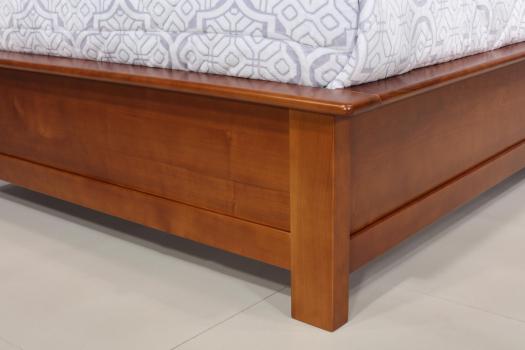 Cama fabricada en madera de cerezo maciza de estilo contemporáneo colección naturaleza160*200 