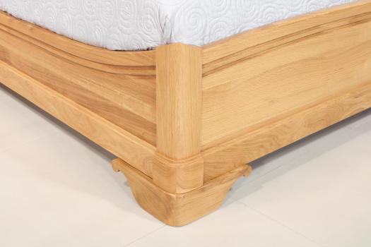 Cama fabricada en madera de roble macizo en estilo Louis Philippe de 160*200 1 DISPONIBLE