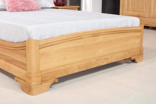 Cama fabricada en madera de roble macizo en estilo Louis Philippe de 160*200 1 DISPONIBLE