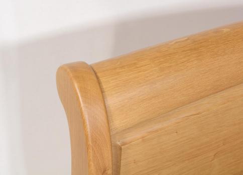 Cama fabricada en madera de roble macizo en estilo Louis Philippe de 160*200 1 DISPONIBLE