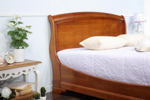Solid Cherrywood Louis Philippe style Bed