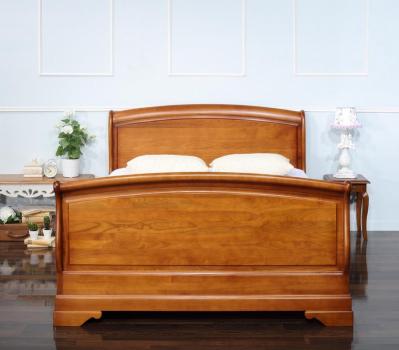 Solid Cherrywood Louis Philippe style Bed