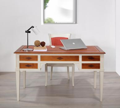 Escritorio Mathilde fabricado en madera de cerezo macizo estilo Directoire