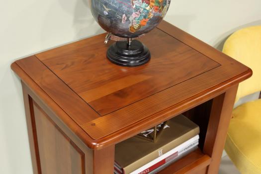 Mueble o armario telefónico de madera maciza de cerezo estilo Louis Philippe Camille 