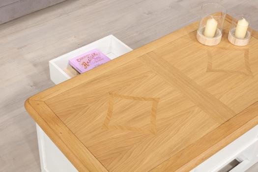 Mesa de bar Jules fabricada en Roble de estilo Louis Philippe 