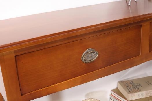 Consola Mathilde fabricada en madera de cerezo macizo de estilo Directoire