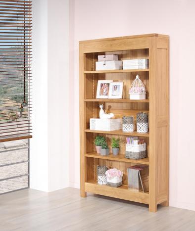 Estantería colección Naturaleza de roble macizo en estilo Contemporáneo