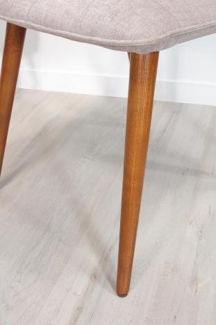 Silla Lise de estilo Contemporáneo, Tejido Elastron Boston Truffa