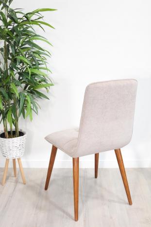 Silla Lise de estilo Contemporáneo, Tejido Elastron Boston Truffa