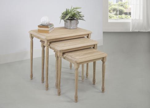 Mesa Nido de roble macizo estilo Louis Philippe 