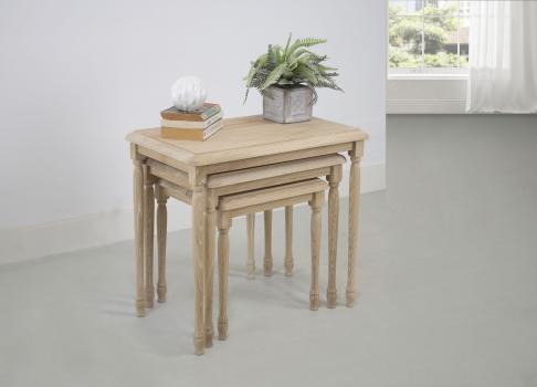 Mesa Nido de roble macizo estilo Louis Philippe 