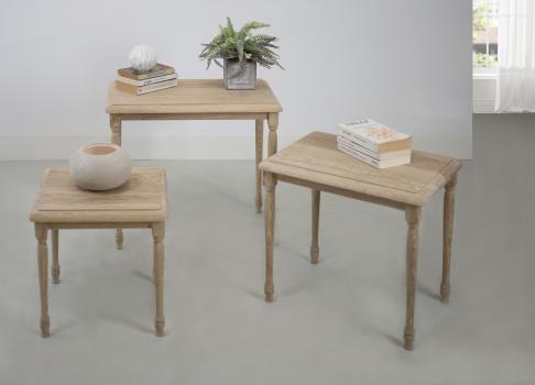 Mesa Nido de roble macizo estilo Louis Philippe 