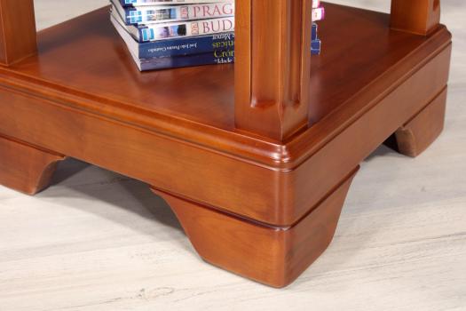 Mesa auxiliar o sofá Léa en madera de cerezo estilo Louis Philipe