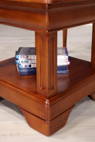 Mesa auxiliar o sofá Léa en madera de cerezo estilo Louis Philipe