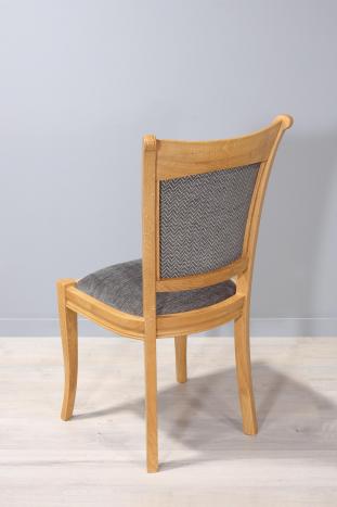 Silla Benjamin fabricada en madera de roble macizo de estilo Louis Philippe 