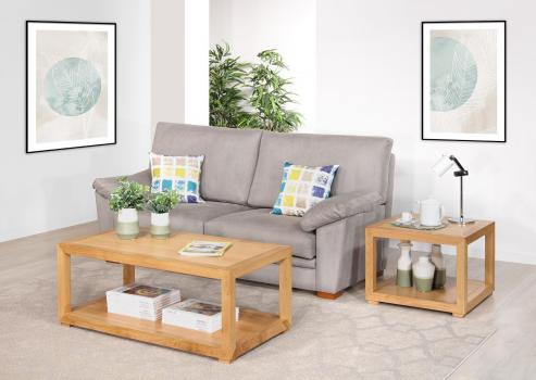 Mesa auxiliar rectangular Ernest en roble Línea Contemporánea 