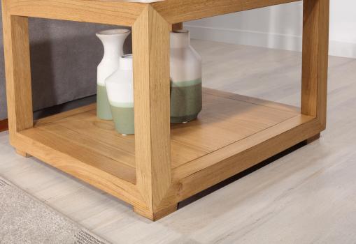 Mesa auxiliar rectangular Ernest en roble Línea Contemporánea 