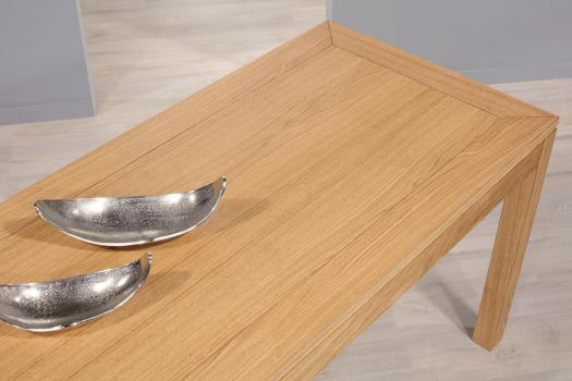 Mesa de comedor rectangular Theo 140x70 fabricada en Roble Línea Contemporánea 