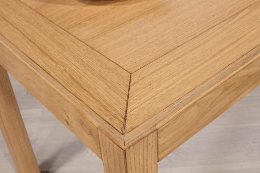 Mesa de comedor rectangular Theo 140x70 fabricada en Roble Línea Contemporánea 