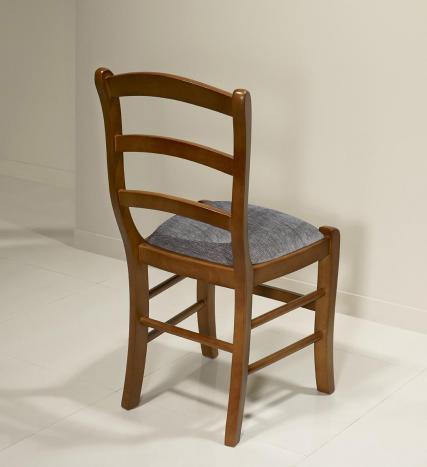 Silla Madeleine de madera maciza de haya en estilo Louis Philippe 