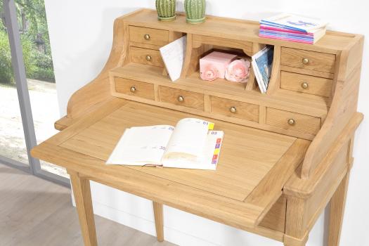 Secretaria estilo Frances Louis de estilo Directoire fabricada en Roble 