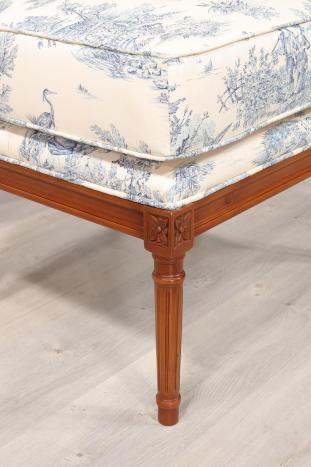 Louis XVI style Armchair in solid Cherrywood